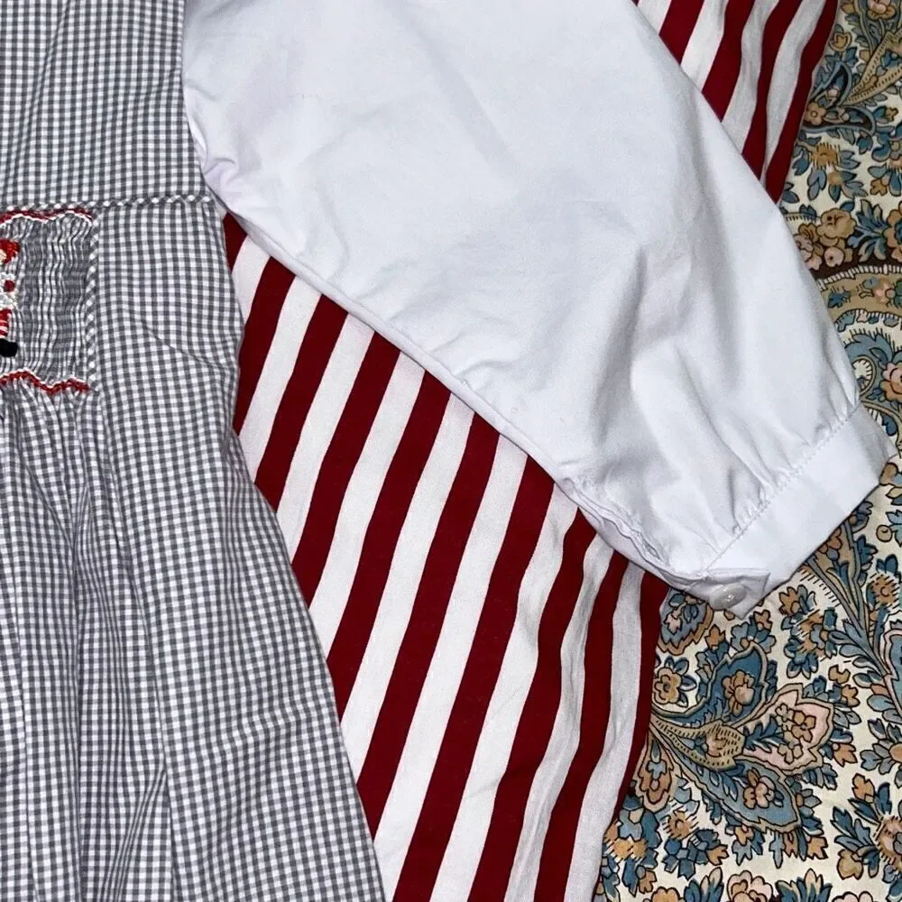 Smocked ragedy Ann dress toddler sz 3t
